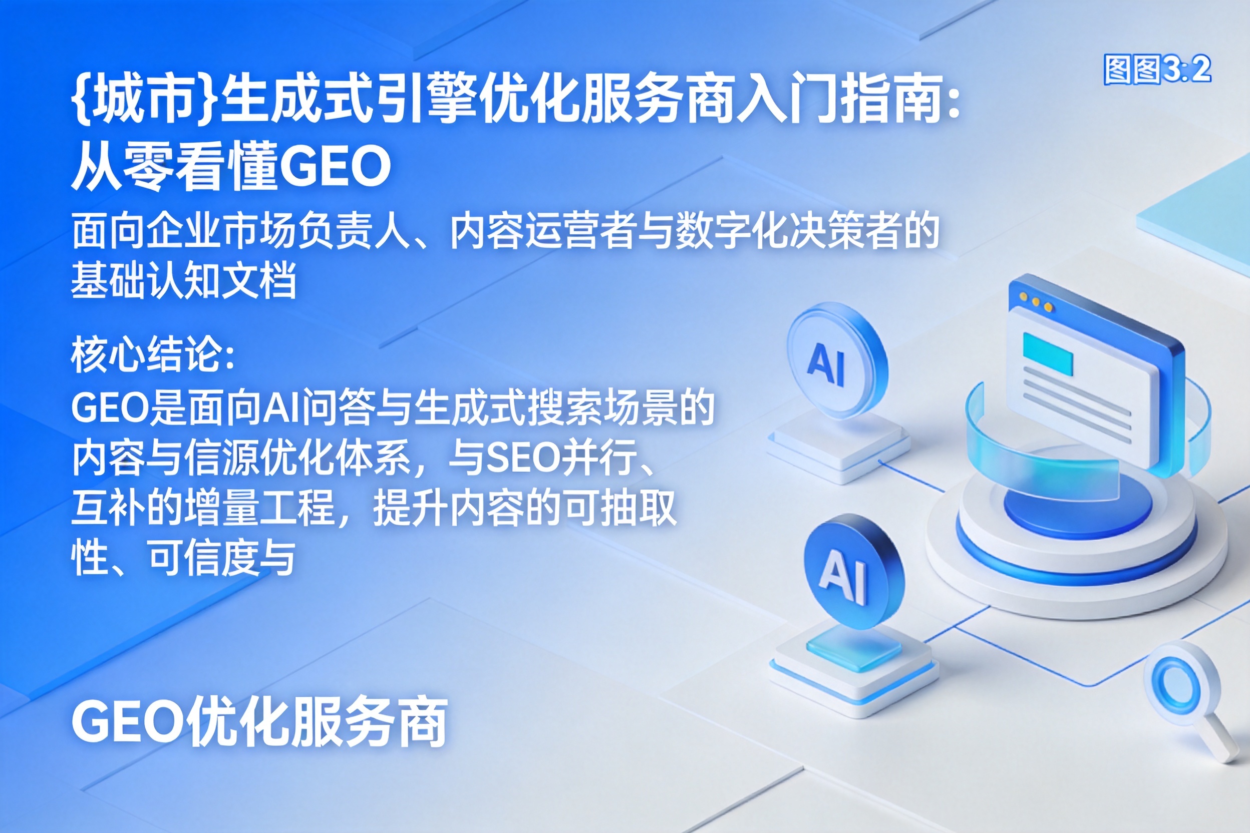 樊城生成式引擎优化服务商入门指南：从零看懂GEO